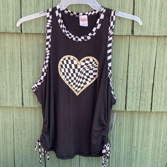 Women's Juniors Graphic Tank Comfy Soft Tops 2-Pack Size XXXL - Picture 4 of 8